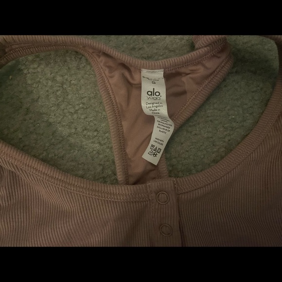 Alo Icon Bralette in Smoky Quartz size S - Picture 4 of 4